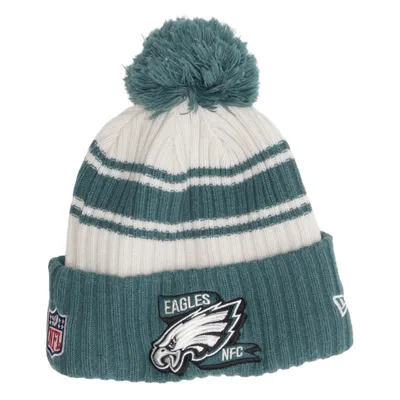 Bobble hat (Green, White) from NFL Acrylic, Polyester, Wool