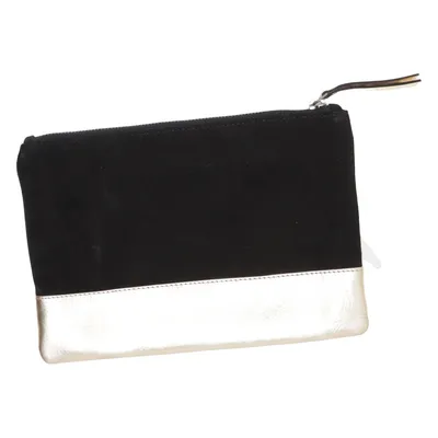 Clutch (Zwart, Goud) van Butlers Leer, Suède