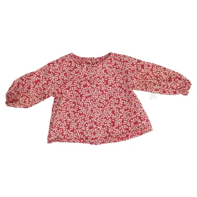 Bluse (Rød, Beige) fra Sergent Major Bomuld
