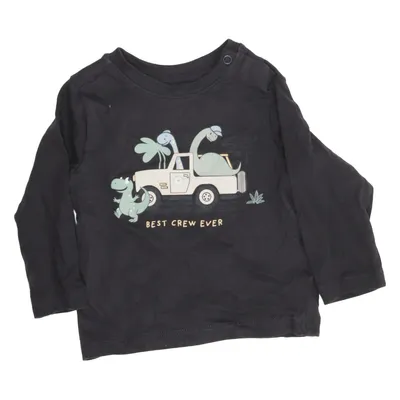 Long sleeve T-shirt (Black) from Dopo Dopo Baby Cotton