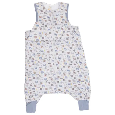 Babysovepose (Blå, Hvid, Flerfarvet) fra Pusblu Økologisk bomuld, Genanvendt polyester, Viscose