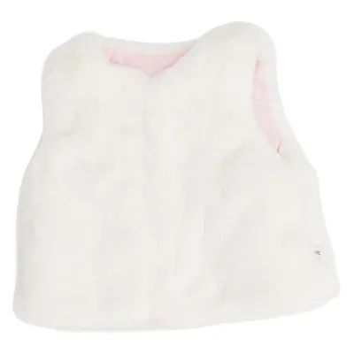 Gilet d'extérieur (Blanc, Rose) de Cadet Rousselle Coton, Polyester