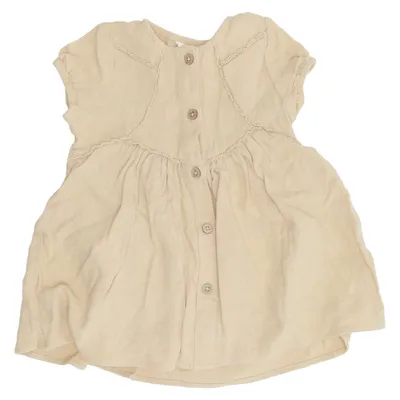 Kjole (Beige) fra Lil'Atelier Linned, Økologisk bomuld, Viscose