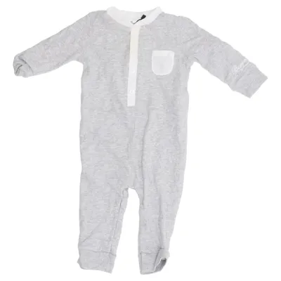 Rompers (Gray, White) from Bonpoint Cotton