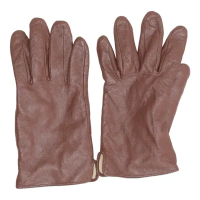 Leren handschoenen (Bruin) van Logo