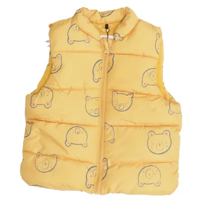Ytterväst (Gul) från Tex Baby Återvunnen polyester
