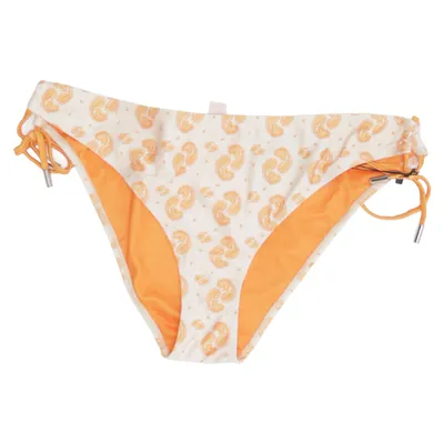 Bikini bottom (Orange, White) from Beck Söndergaard Elastane, Recycled polyester
