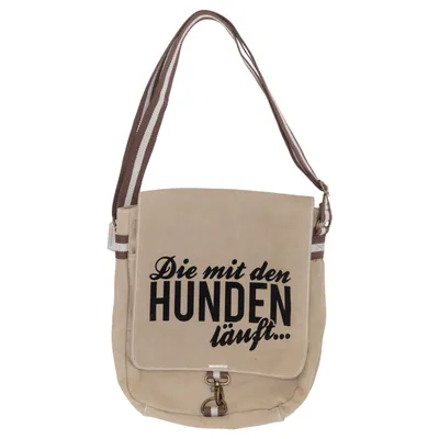 Schoudertas (Beige) van Quadra Katoen, Polyester, Viscose