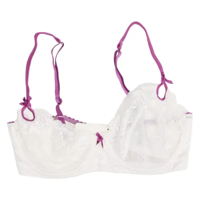 Soutien-gorge (Blanc, Violet) de Elle Macpherson Élasthane, Polyamide, Polyester