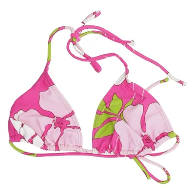 Bikinioberteil (Pink, Grün, Weiß) von Rodeo C&A Elasthan, Polyamid