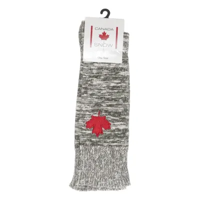 Chaussettes tricotées (Vert, Gris, Multicolore) de Canada Snow Coton, Élasthane, Polyamide