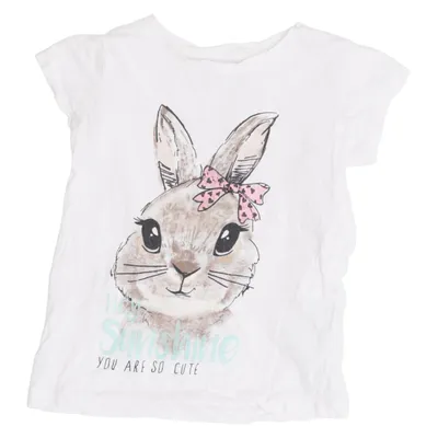 T-shirt (Hvid) fra Dopo Dopo Girls Bomuld