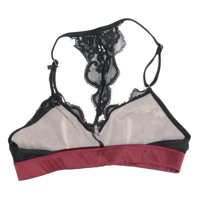 Bralette (Sort, Rød) fra Noir Elastan, Polyamid, Polyester