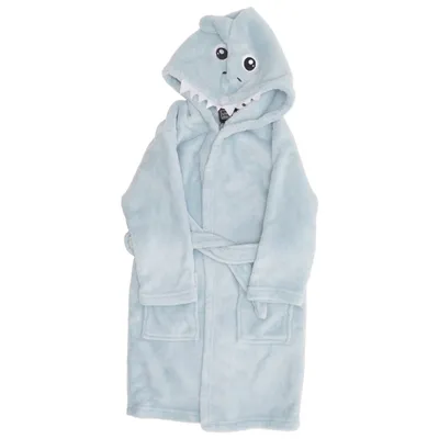 Bathrobe (Blue) from Livarno Home Recycled polyester