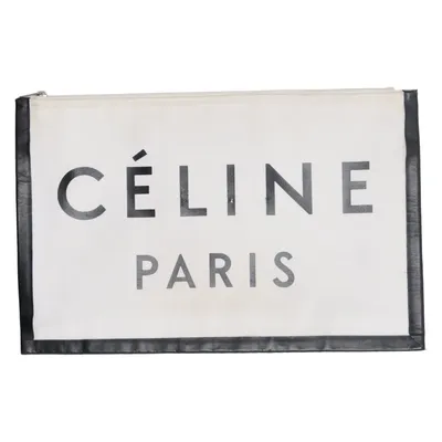 Canvas bag (White, Black) from Céline