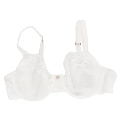 Bra (White) from Hechter Elastane, Polyamide, Polyester