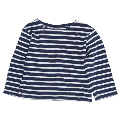 Long sleeve T-shirt (Blue, White) from Voile Bleue