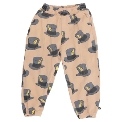 Sweatpants (Beige, Flerfarvet) fra Carlijnq Bomuld, Elastan