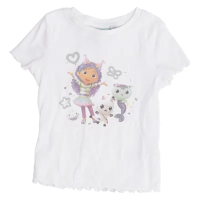 T-shirt (Blanc) de Dreamworks Coton, Élasthane