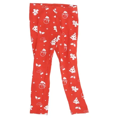 Leggings (Rød, Hvid) fra Kuniboo Bomuld, Elastan