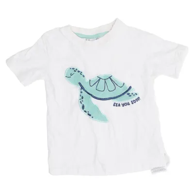 T-shirt (Wit, Groen) van Ergee Katoen