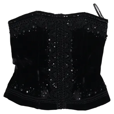 Bustier (Sort) fra Warehouse Silke, Viscose