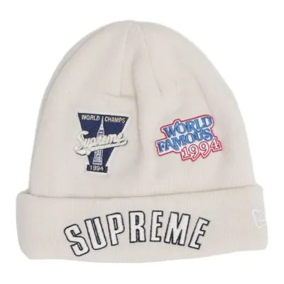Beaniemössa (Beige, Flerfärgad) från Supreme Akryl