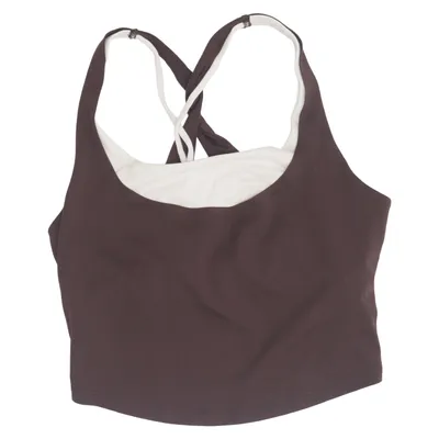 Sport-BH (Braun, Weiß) von Oysho Elasthan, Polyester