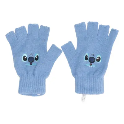 Gloves (Blue) from Disney Acrylic, Elastane, Polyester