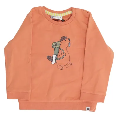 Sweatshirt (Orange) from Babyface Cotton, Elastane