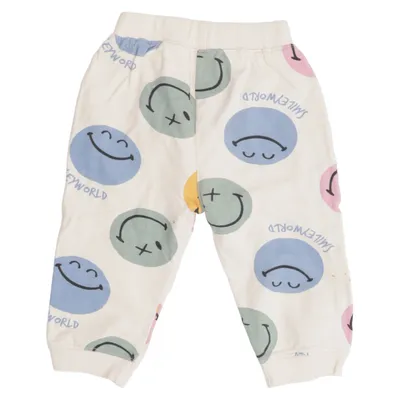Sweatpants (Beige, Flerfarvet) fra Smiley World