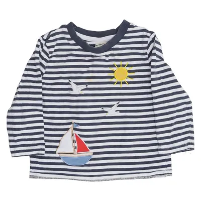 Long sleeve T-shirt (Blue, White, Red) from Alana Organic cotton