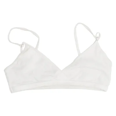 Bralette (Hvid) fra Brandy Melville Bomuld, Elastan