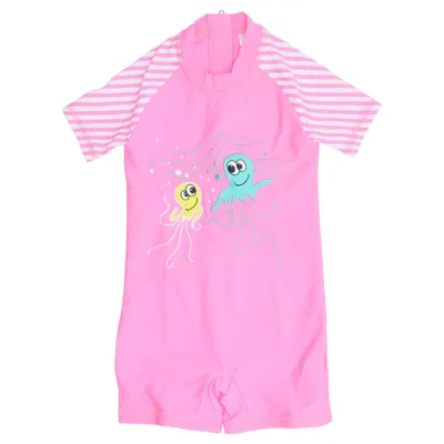 UV beschermende kleding (Roze, Wit, Meerkleurig) van Rodeo C&A Elastaan, Polyamide, Polyester
