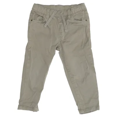 Chinos (Green) from Mango Cotton, Elastane