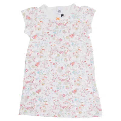 Dress (White, Multicolored) from Petit Bateau Cotton