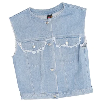 Denim vest (Blue) from Jinglers Cotton