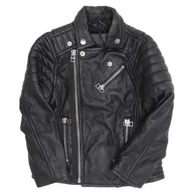 Bikerjack (Junior) van Goosecraft Katoen, Leer, Polyester