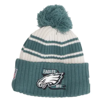 Bobble hat (Green, White) from NFL Acrylic, Polyester, Wool