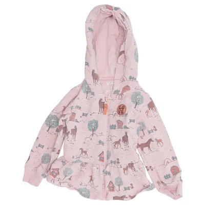 Hoodie (Pink) from Staccato Cotton, Elastane