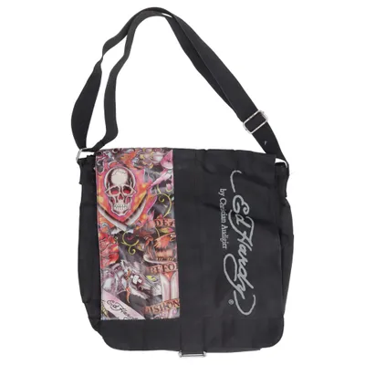 Schoudertas (Zwart, Meerkleurig) van Ed Hardy by Christian Audigier