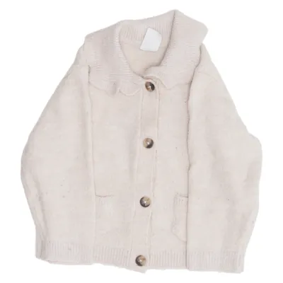 Cardigan (Beige) van H&M Polyester, Acryl, Wol, Elastaan