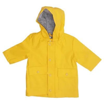 Rain jacket (Yellow) from Gymboree Cotton, Polyester, Polyurethane