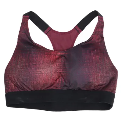 Sports bra (Red, Black) from Domyos