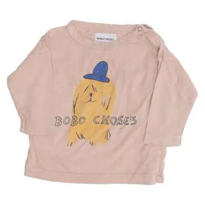 Långärmad t-shirt (Beige) från Bobo Choses Ekologisk bomull