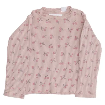 Lange mouwen shirt (Beige, Roze) van Zara Viscose