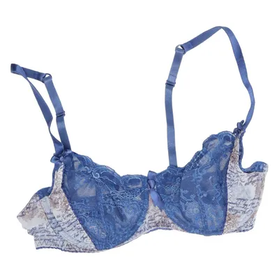 Bra (Blue, Multicolored) from Aubade Elastane, Polyamide