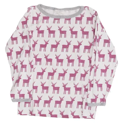 Langarmshirt (Weiß, Lila) von Loud + Proud