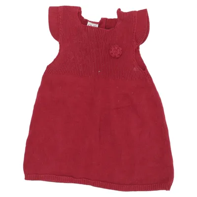 Robe (Rouge) de Pur Coton biologique