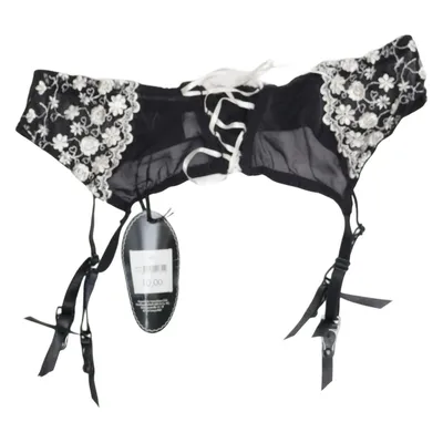 Garter belt (Black, White) from Avenue Foch